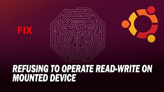 UBUNTU FIX refusing to operate readwrite mounted device devsdx [upl. by Eitsirhc]