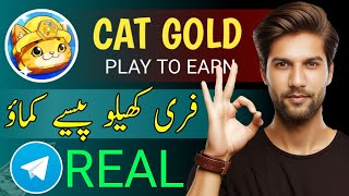 Cat gold miner game  free play to earn game  real online earning app [upl. by Redna939]