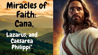 Miracles of Faith Cana Lazarus and Caesarea Philippiquot [upl. by Yeaton]