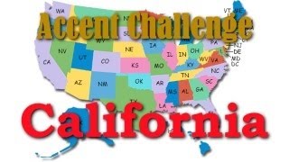 The California Accent  Accent Challenge [upl. by Nivled566]