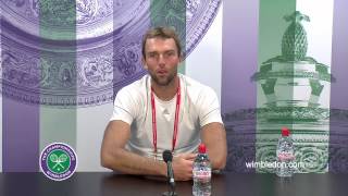 Ivo Karlovic Third Round Press Conference [upl. by Noside]