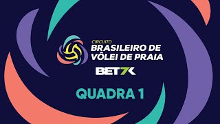 10ª ETAPA CIRCUITO BRASILEIRO DE VÔLEI DE PRAIA BET7K  QUADRA 1  RIO DE JANEIRORJ DIA 23112024 [upl. by Ailedo]