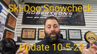 SkiDoo Snowcheck Update 10522 [upl. by Penrod220]