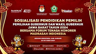 SOSIALISASI DAN PENDIDIKAN PEMILIH PILGUB JABAR 2024 [upl. by Wylma155]