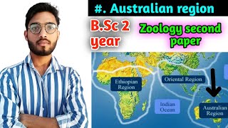 Australian regions  Zoogeographical region BSc 2 year Zoology second paper [upl. by Torp33]