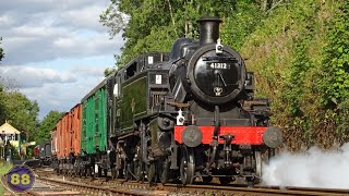 Ivatt 41312 Somerset amp Dorset Railway  Photo Charter  15092022 [upl. by Ahsienak]