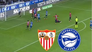 Deportivo Alavés 21 Sevilla FC Resumen  La Liga 20242025 [upl. by Eve]