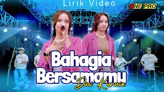 Dini Kurnia  Bahagia Bersamamu Lirik Video [upl. by Danit]