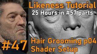 Likeness Tutorial PART 47 Hair grooming in Maya with Xgen interactive Part04 [upl. by Shuman]