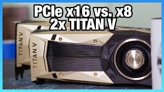 Finally Found the Limit of PCIe x16 vs x8 Dual Titan Vs [upl. by Naeloj83]