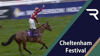 Its victory for MINELLA INDO in the 2021 WellChild Cheltenham Gold Cup from stablemate A Plus Tard [upl. by Thurstan]