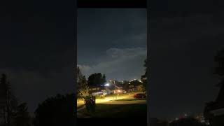 Cumulonimbus Clouds Illuminated by Lightning and the Full Moon weather timelapse [upl. by Tiny]