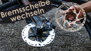 Bremsscheibe am Fahrrad wechseln MTB [upl. by Sweet]