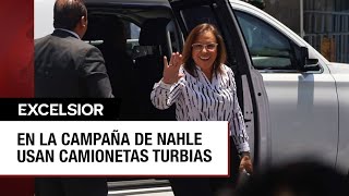 Rocío Nahle Detectan camionetas irregulares en la campaña de la morenista [upl. by Irt]