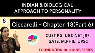 PSYCHOLOGY Ciccarelli Chapter 13  Part 6  INDIAN amp BIOLOGICAL APPROACH TO PERSONALITY Mind Review [upl. by Sheley149]