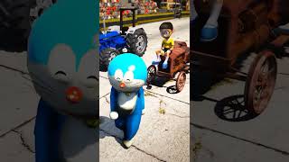 GTA 5  DORAMON AND NOBITA WINS THE RACE 🔥 gta5 shortsfeed cartoon trending [upl. by Gayle]