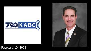 KABC Larry OConnor Interview with DA Todd Spitzer about OCDA Policies February 10 2021 [upl. by Zetrac]