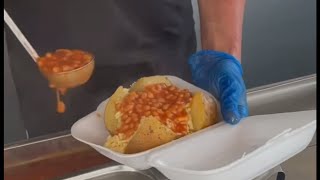 This is how people in the United Kingdom eat baked potatoes would you try [upl. by Kristyn40]