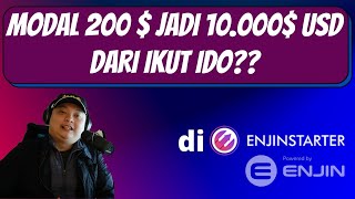 TIPS PALING CUAN DI KRIPTO  IKUT IDO DI ENJINSTARTER [upl. by Adohr]