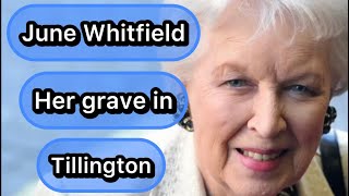 June Whitfield’s grave [upl. by Iel425]