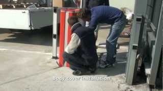 FAAC B680H 24v Hydraulic Barrier Installation [upl. by Latonia]