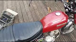 Honda CD200 Benly engine sound [upl. by Nahk]