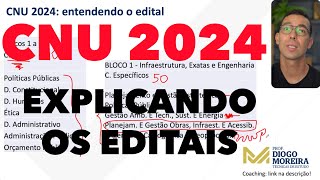 CNU 2024 entendendo os editais COMPLEXOS do Concurso Nacional Unificado [upl. by Mauri]