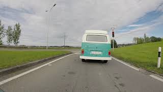 Crazy VW T2 Bulli with Electric Engine  The Testdrive CustomCampers wwwcustomcamperscom [upl. by Nahtonoj]