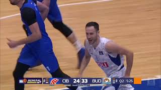 Magical assist by Kenan Kamenjaš Cibona – Budućnost VOLI 1912024 [upl. by Serica385]