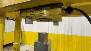 50 TON ENERPAC HFRAME HYDRAULIC PRESS STOCK 22033 [upl. by Aimit354]