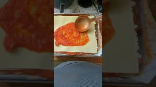 A Timelapse of a 74 LAYER lasagna 🔥🔥 pov soulfood pasta layers cookingshorts shortsfeed [upl. by Anipsed]