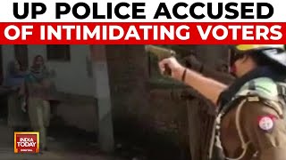 Uttar Pradesh ByPolls Allegations Of Voter Intimidation Police Suspended  India Today [upl. by Anileuqcaj]