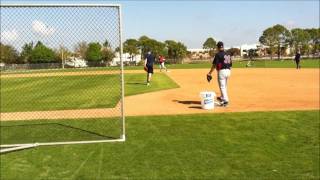 Justin Morneaus first workout Francisco Lirianos first bullpen [upl. by Abbotsen768]