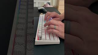 Leobog Greywood V3  Modded TH66 Keyboard  Typing Test [upl. by Heyde]