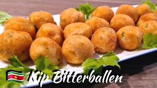 🇸🇷 Kipbitterballen makenchicken bitter balls recipe [upl. by Ddej]