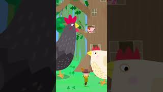 Ben and Hollys Little Kingdom  Chickens Ride West  Cartoons For Kids shorts [upl. by Fortunio]