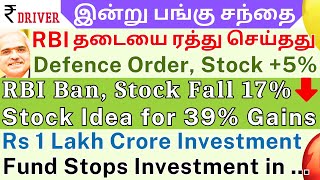 HDFC Bank  Tamil share market news  Tech Mahindra  Tata Consumer  VEDANTA  Manappuram Finance [upl. by Craw]