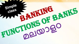 commercial bank and functions of banks malayalambanking malayalambankingmalayalambusinessstudies [upl. by Llejk]