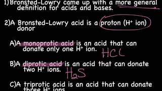 Arrhenius vs BronstedLowry Acids amp Bases [upl. by Aven]