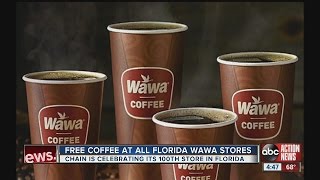 FREE COFFEE ALERT Get free coffee at any Florida Wawa on Friday November 4 [upl. by Vachel]