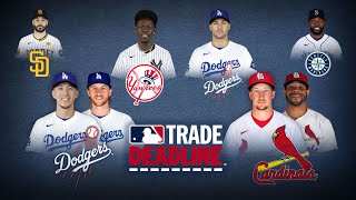 FULL MLB Trade Deadline recap Jazz Chisholm Jr Randy Arozarena and more stars on the move [upl. by Arhat]