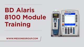 BD Alaris 8100 Module  Infusion Pump Training Video [upl. by Asilana]