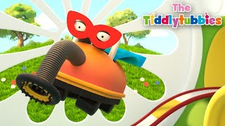 Teletubbies  Tiddlynoo the Superhero  Official Tiddlytubbies Full Episode [upl. by Lyda]