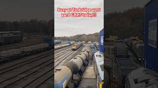 Busy at Tonbridge west yard GBRF Today [upl. by Kared154]