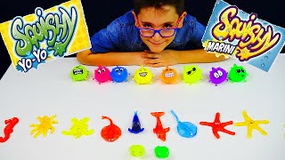 SQUISHY YOYO E SQUISHY MARINI  Leo Toys [upl. by Ednil933]