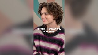 Timothée Chalamet Breaks Down Recording Pure Imagination [upl. by Ilario]