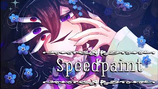 Speedpaint  67 Myosotis [upl. by Airtemad857]