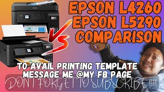 EPSON L5290 VS EPSON L4260  PRINTING BUSINESS GUIDE [upl. by Ariday]