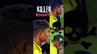 Killer Bouncer Injured Batsman😱  Dangerous Bouncer Ball💀 cricket shots shorts [upl. by Donni762]