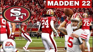 Madden 22 Trey Lance amp Trey Sermon in New 49ERS Offense  Madden 21 Simulation [upl. by Llebanna]